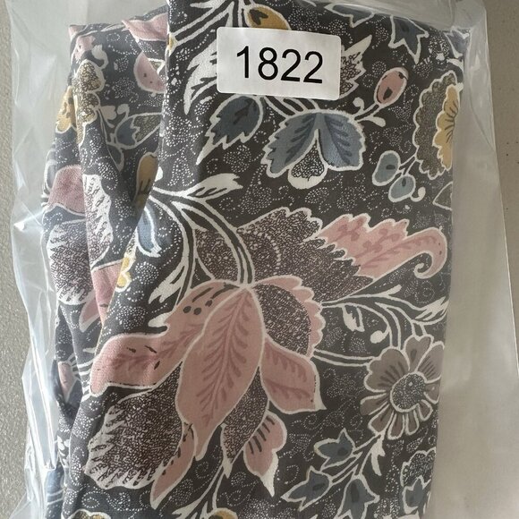 Loft Pull on Pants Size XL Floral Straigth Leg Pockets - Picture 11 of 11